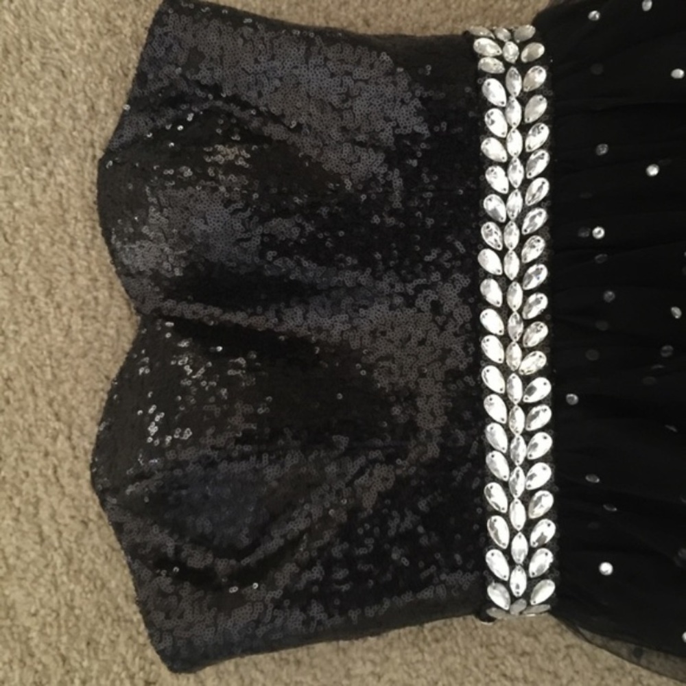 Never worn black prom dress